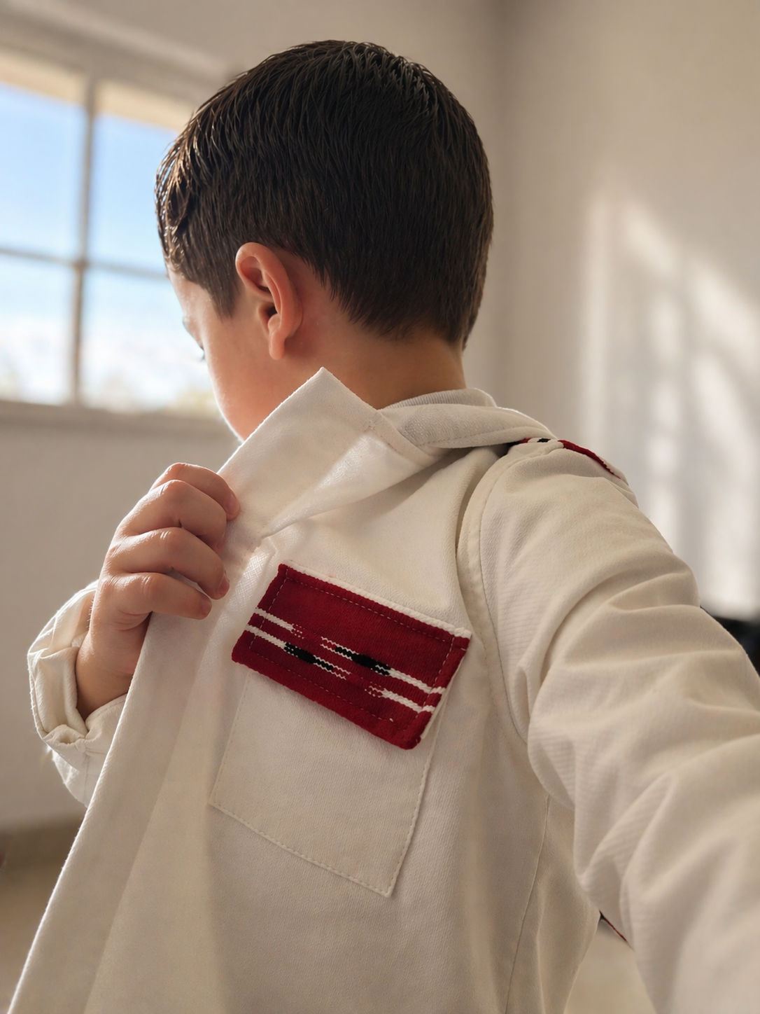 Veste blanche mendil