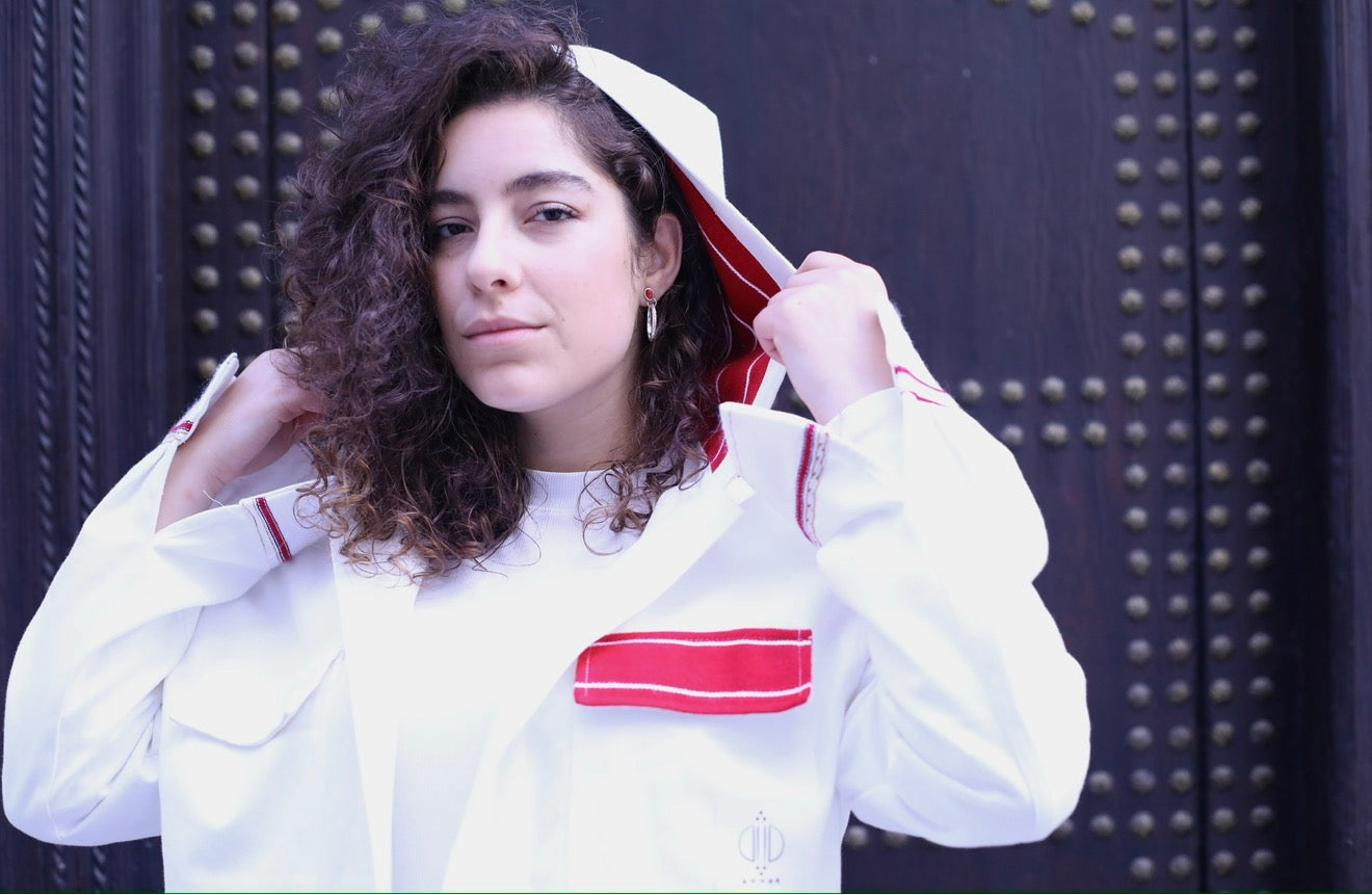 Veste blanche mendil